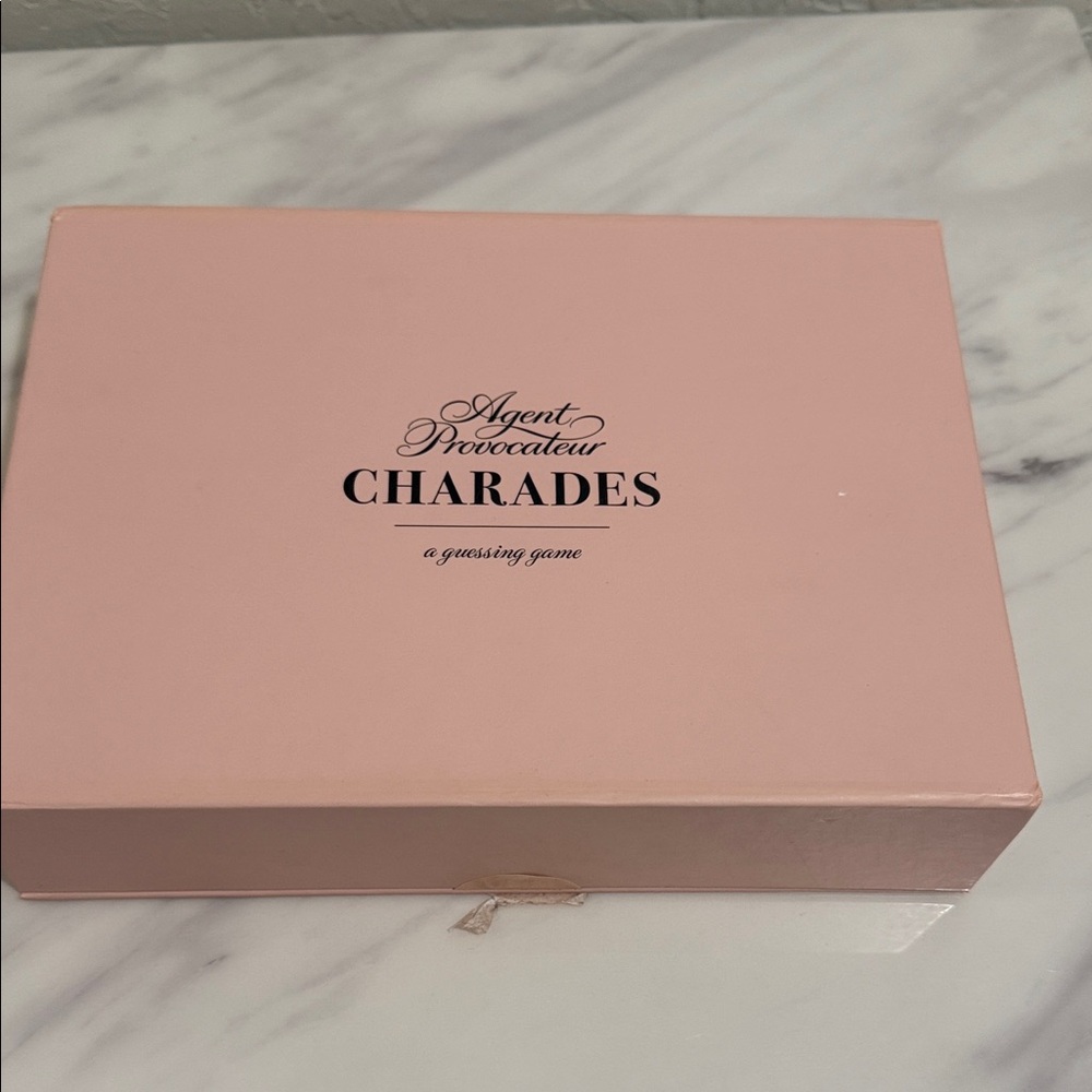 Agent Provocateur Pink Charades Game Box